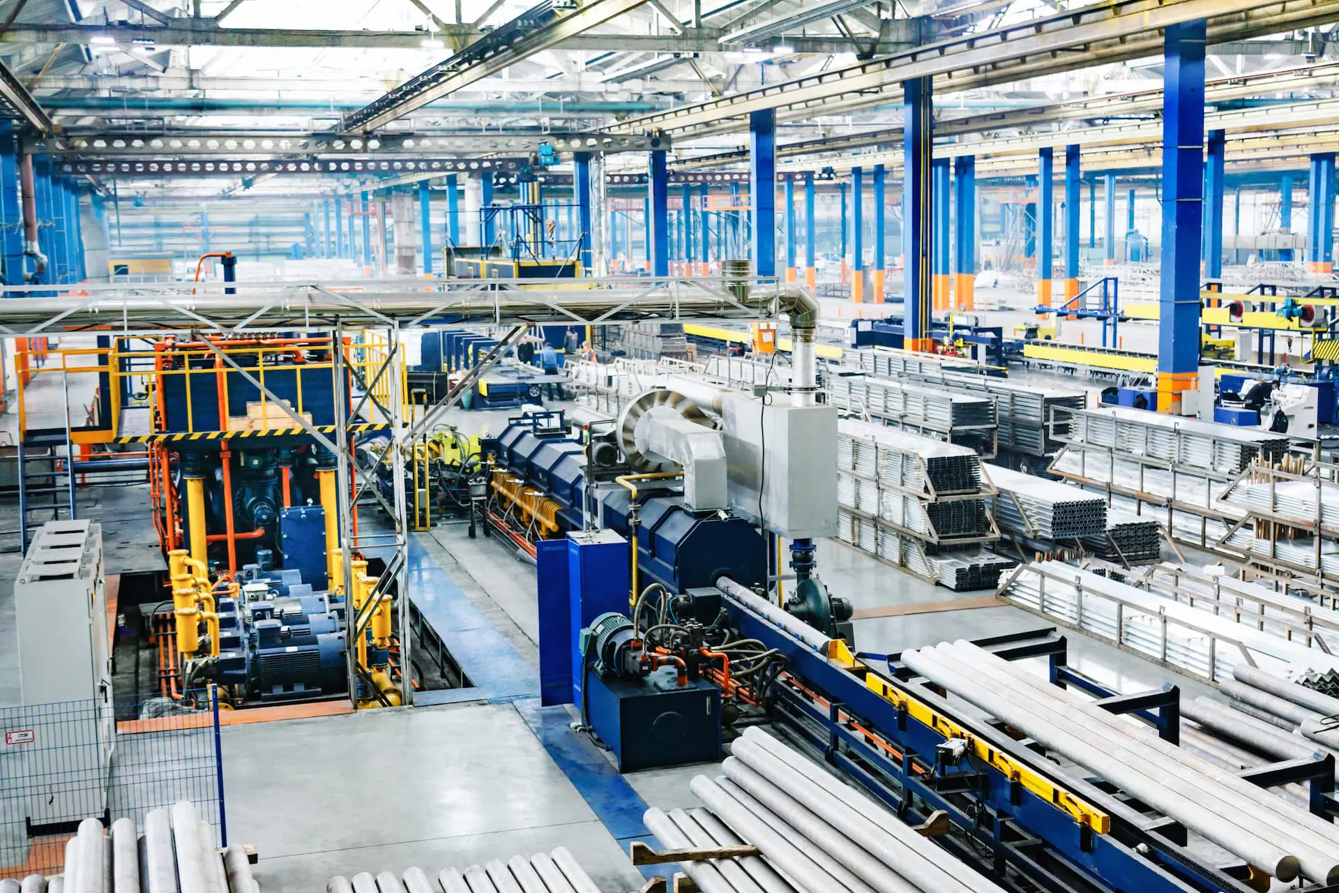 Industrial Port Aerial View